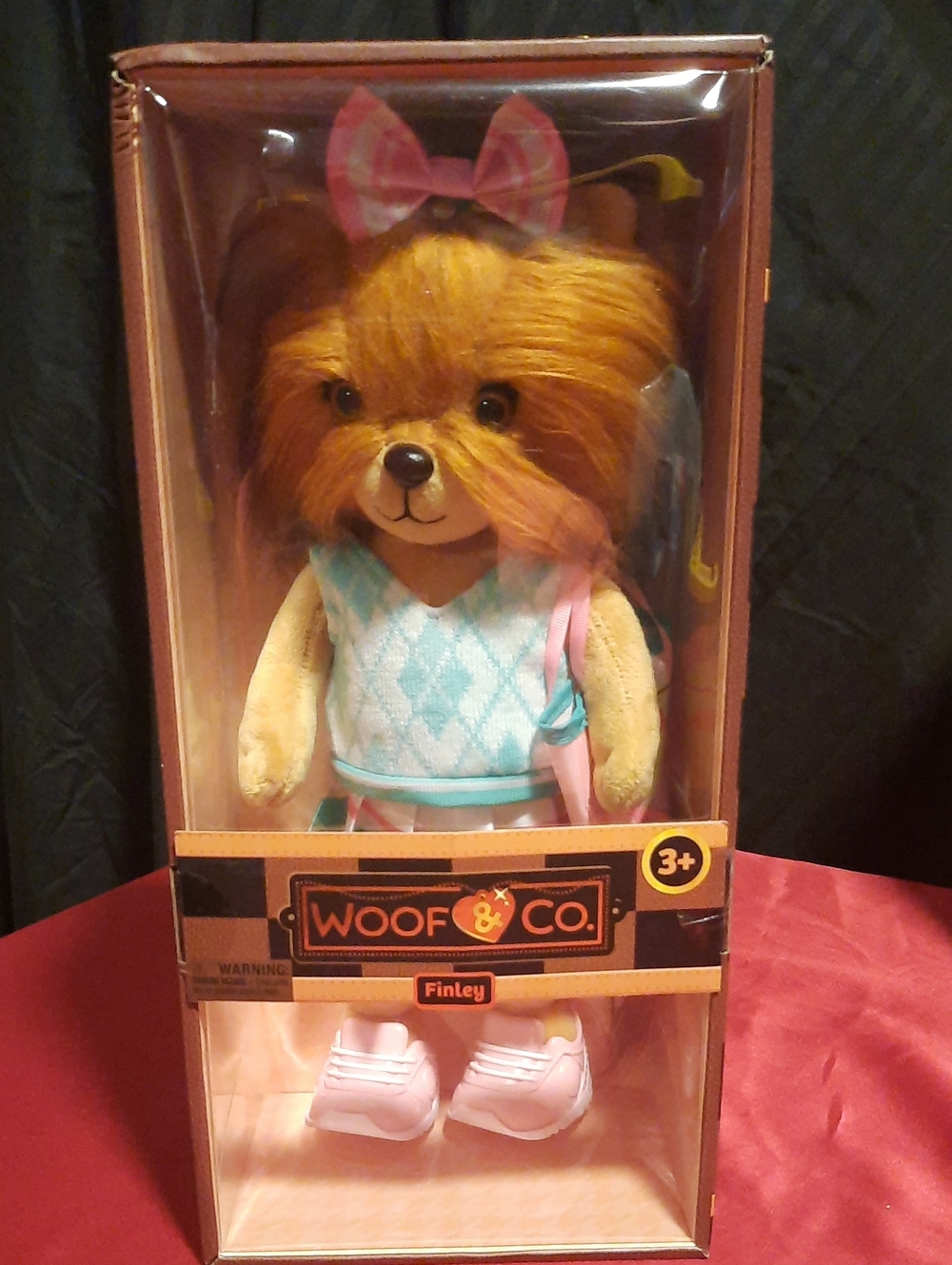 Finley Poseable Yorkie Plush Dog Collectible